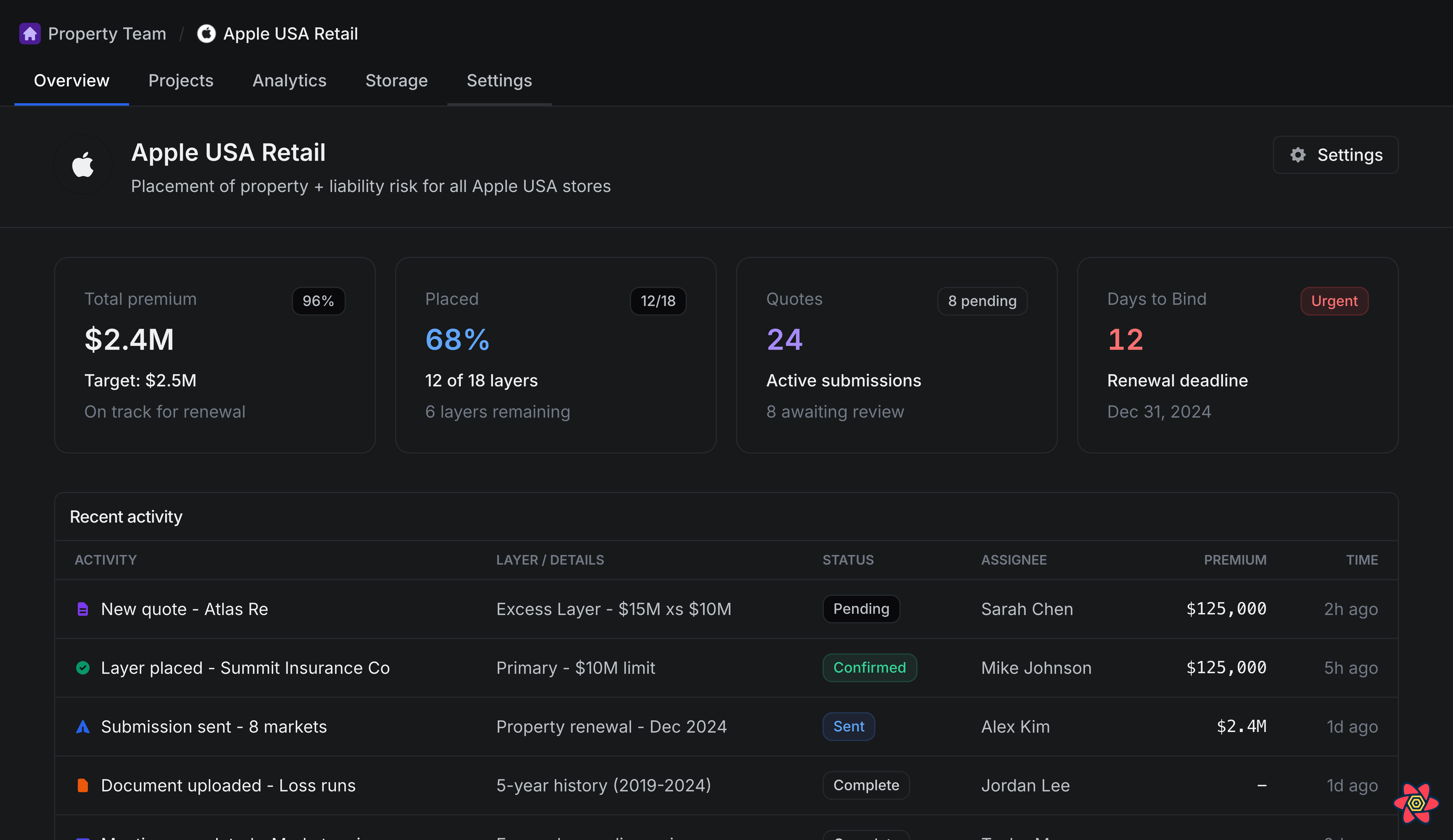 Artificial desktop app dark
