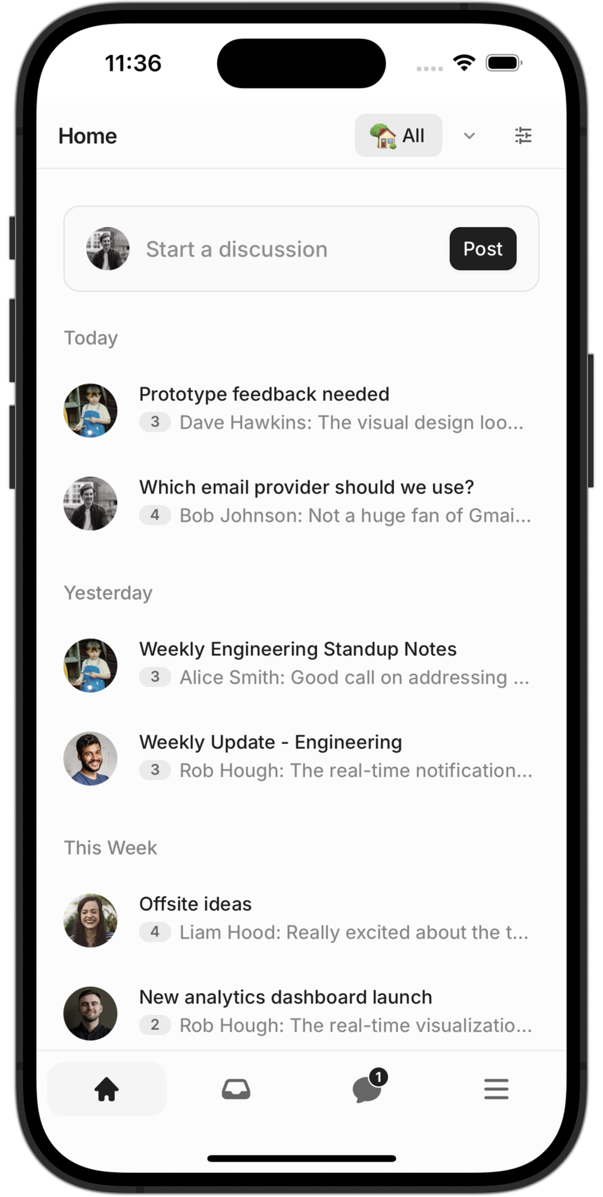 Cushion iOS app light